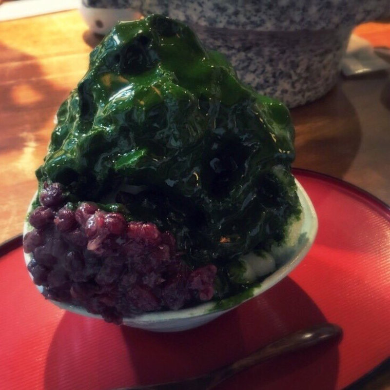 宇治金時(黒豆茶庵・北尾 錦店 （くろまめさあん きたお）)