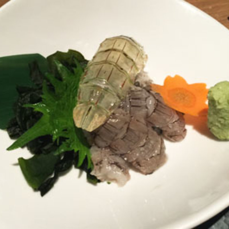 生シャコの刺身(和顔 本館 鶏魚楼)