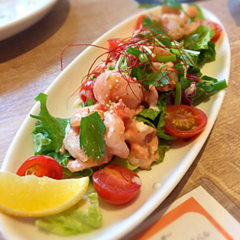 海老とトマトのアジア風カクテル(世界のビール博物館 東京スカイツリータウン・ソラマチ店)