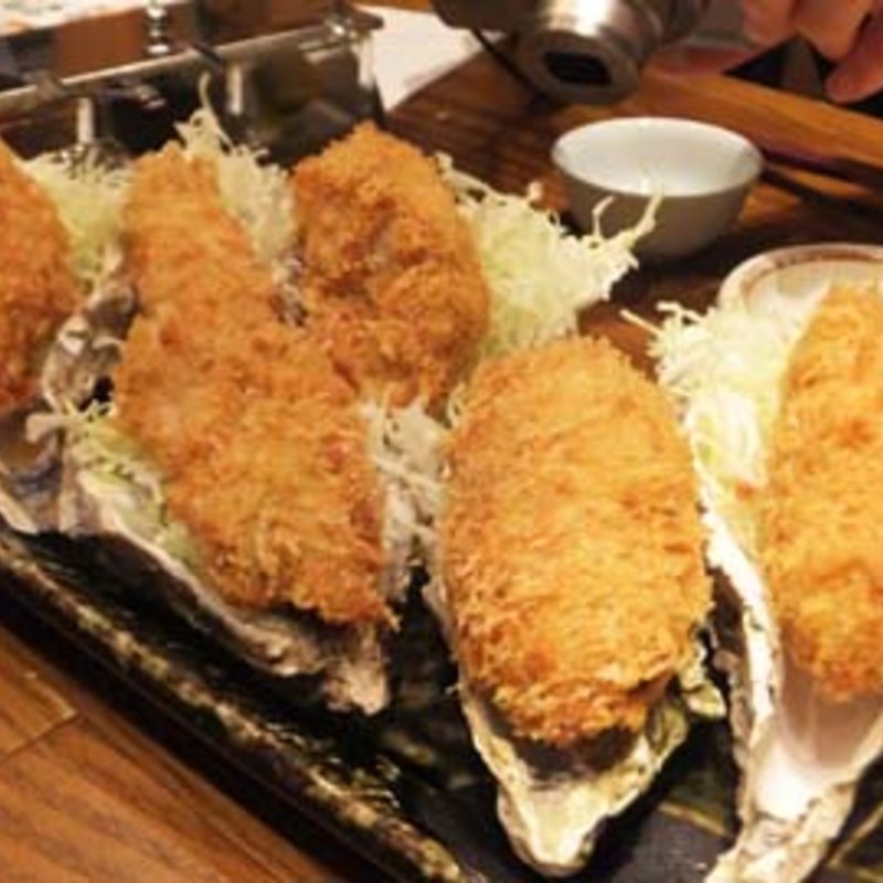 カキフライ(牡蠣場 北海道厚岸)