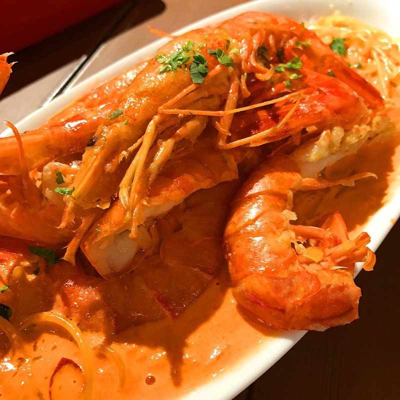 赤海老の贅沢トマトクリームパスタ(俺のフレンチ・イタリアン AKASAKA)