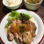 若鶏のグリル おろしポン酢(ブリタ 東銀座店)
