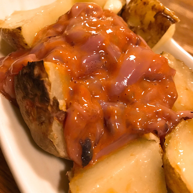 じゃがバター塩辛乗せ(かる小屋 池ノ上店)