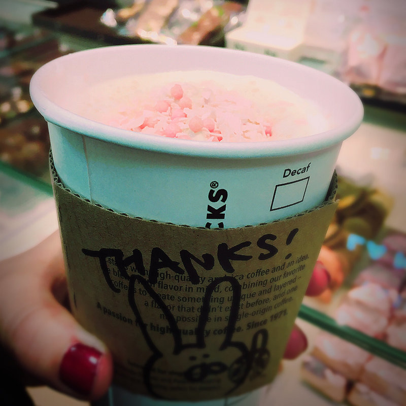 さくらラテ(スターバックス リザーブ®︎ ストア 銀座マロニエ通り)