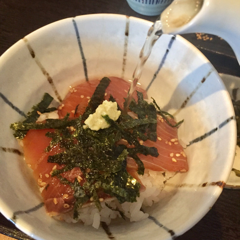 ブリづけ茶漬け(和食 笠(かさ))