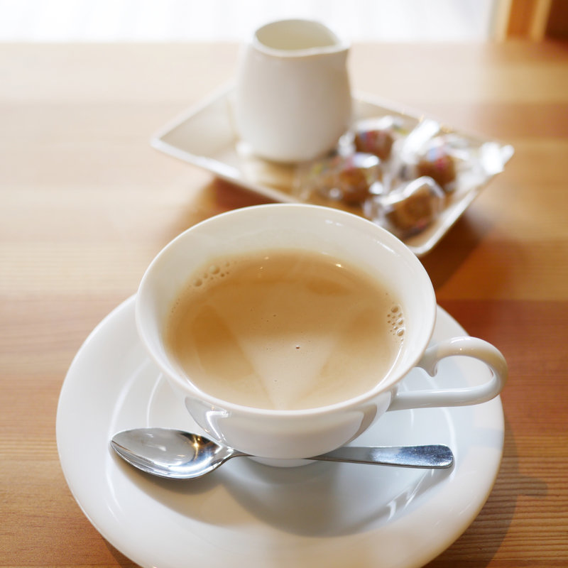 伊豆牛乳のカフェオレ(黒玉テラス&Dog)