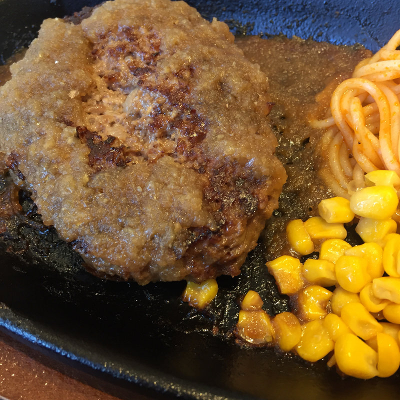 ハンバーグランチ(ステーキ山。)