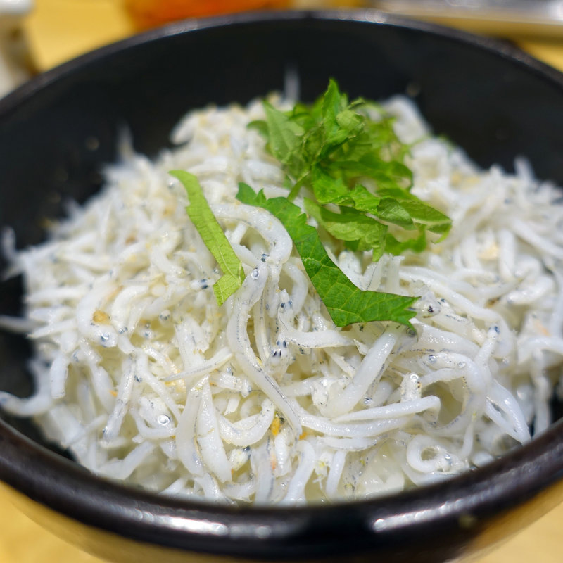 釜揚げしらすごはん(本町製麺所 阿倍野卸売工場 中華そば工房)