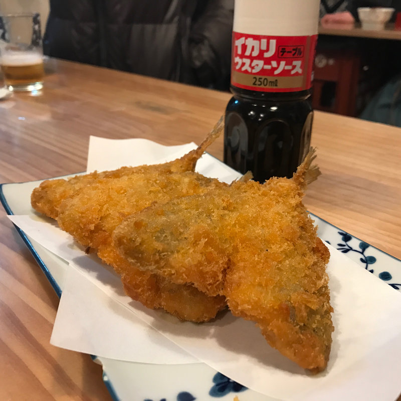 アジフライ(大久保酒店)