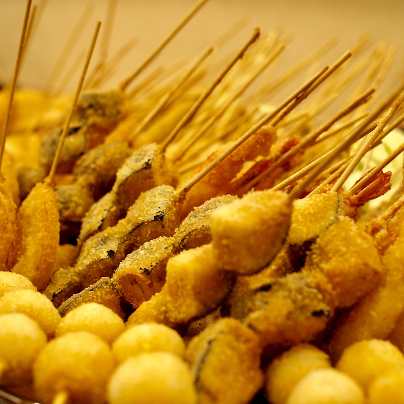 串かつ盛り合わせ 100本盛り(串かつじゃんじゃん 本町店)