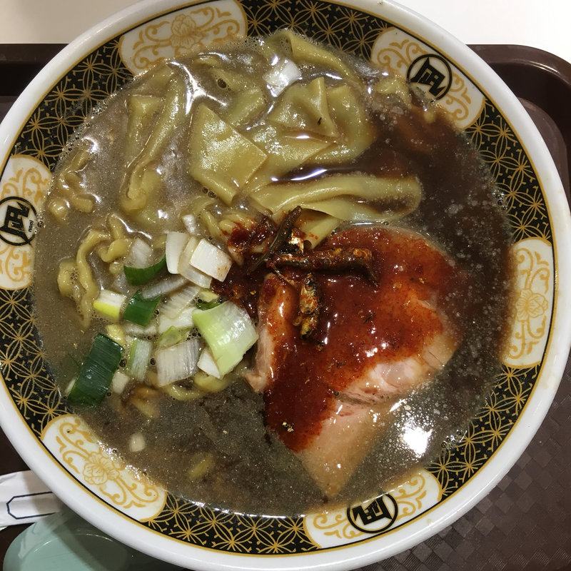 煮干ラーメン(すごい煮干しラーメン凪 大久保北口店)
