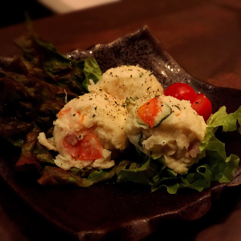 自家製ポテトサラダ(炭火串焼 千串屋 六本木店 )