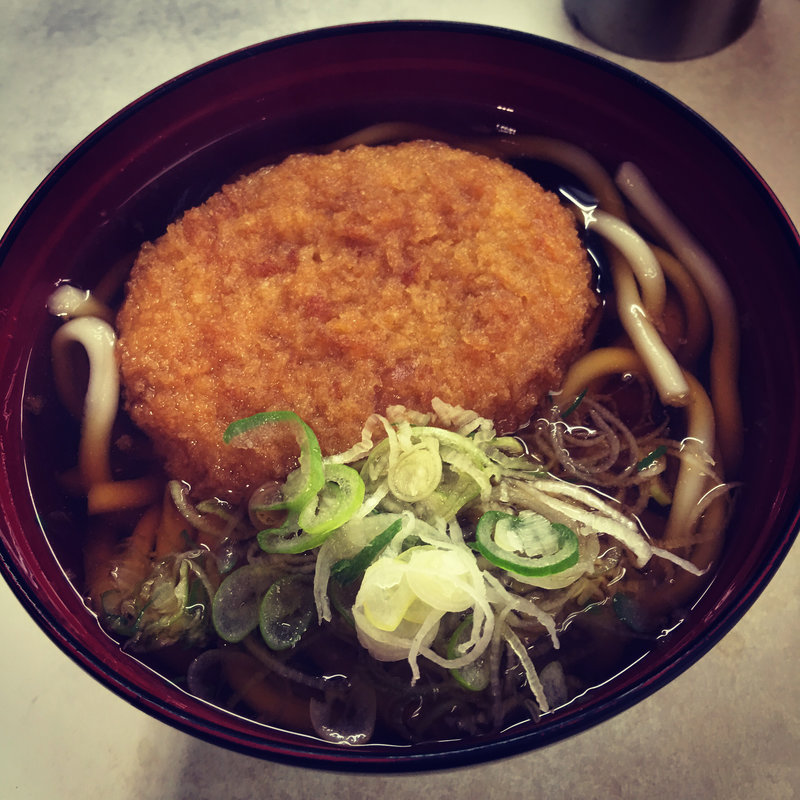 コロッケうどん(郡山幹線そば処 )