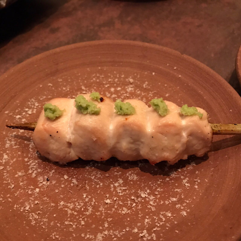 ささみ（わさび焼き）(炭火串焼 千串屋 六本木店 )