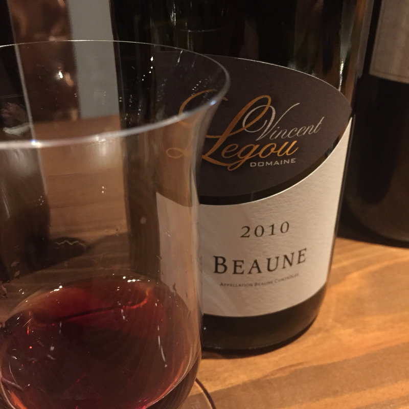 Vincent Legou Beaune 2010(Wine & Bar Oka)