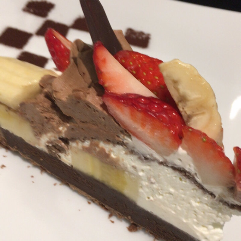 いちごとバナナのチョコタルト(カフェコムサ 池袋東武店)