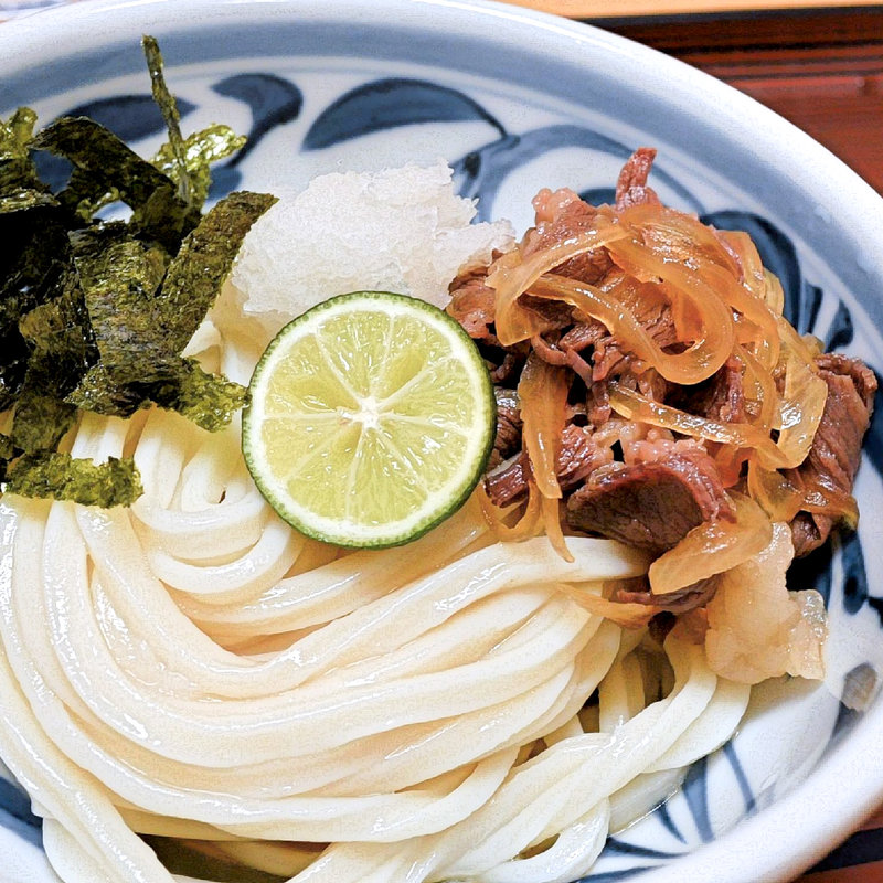 肉ぶっかけ冷(ふる里うどん  )
