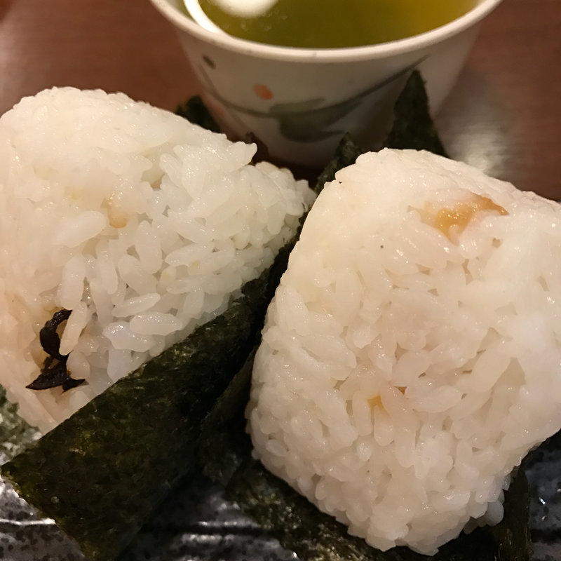 おにぎり(極楽湯 金沢野々市店御食事処)