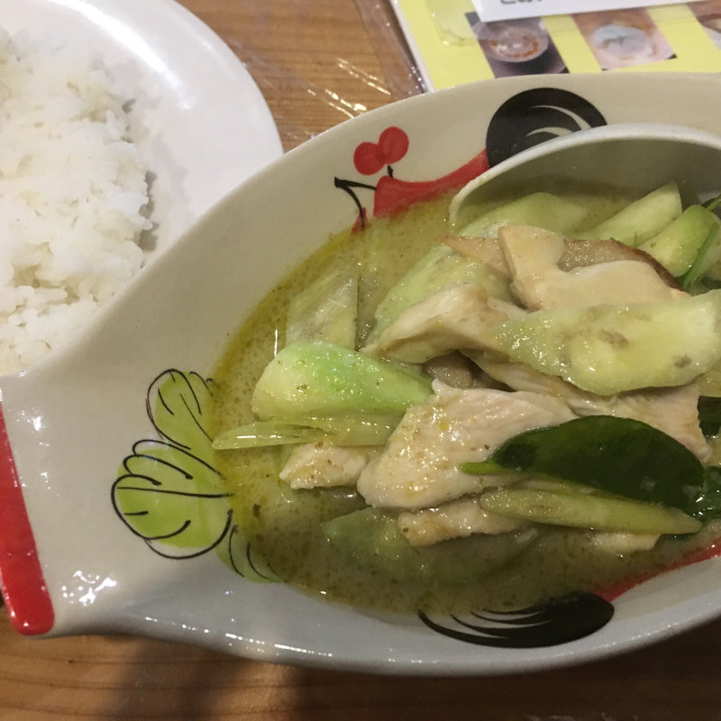 グリーンカレー(イーサン食堂)