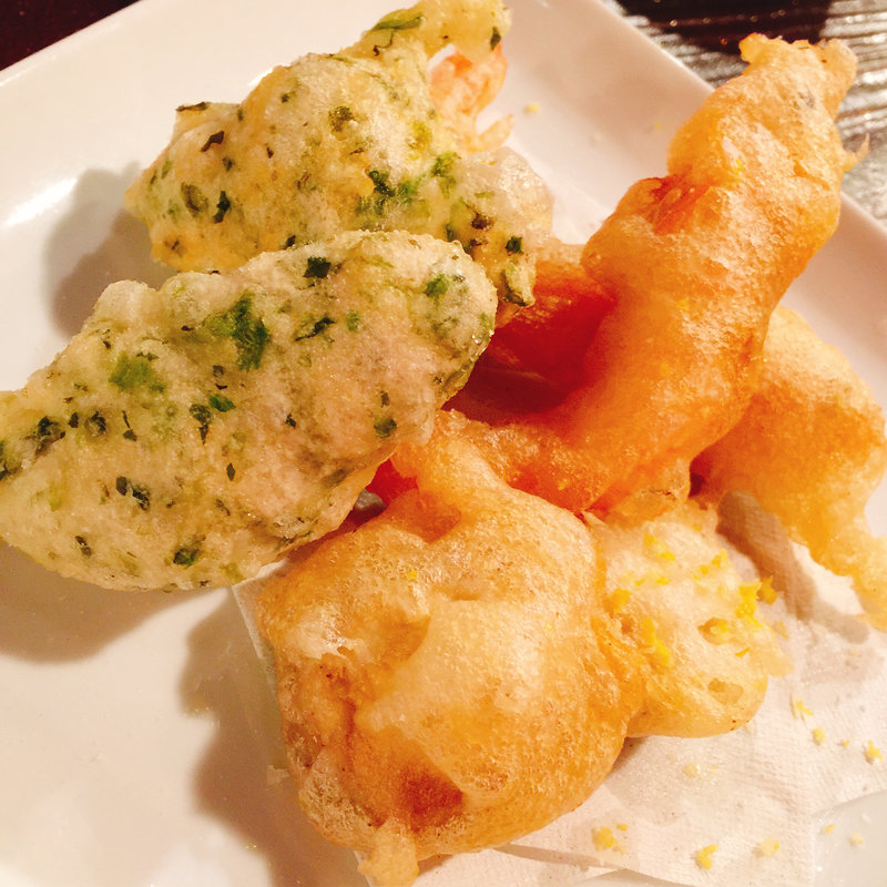 新鮮魚介と野菜のフリット(肉バルビストロ HUNDRED)