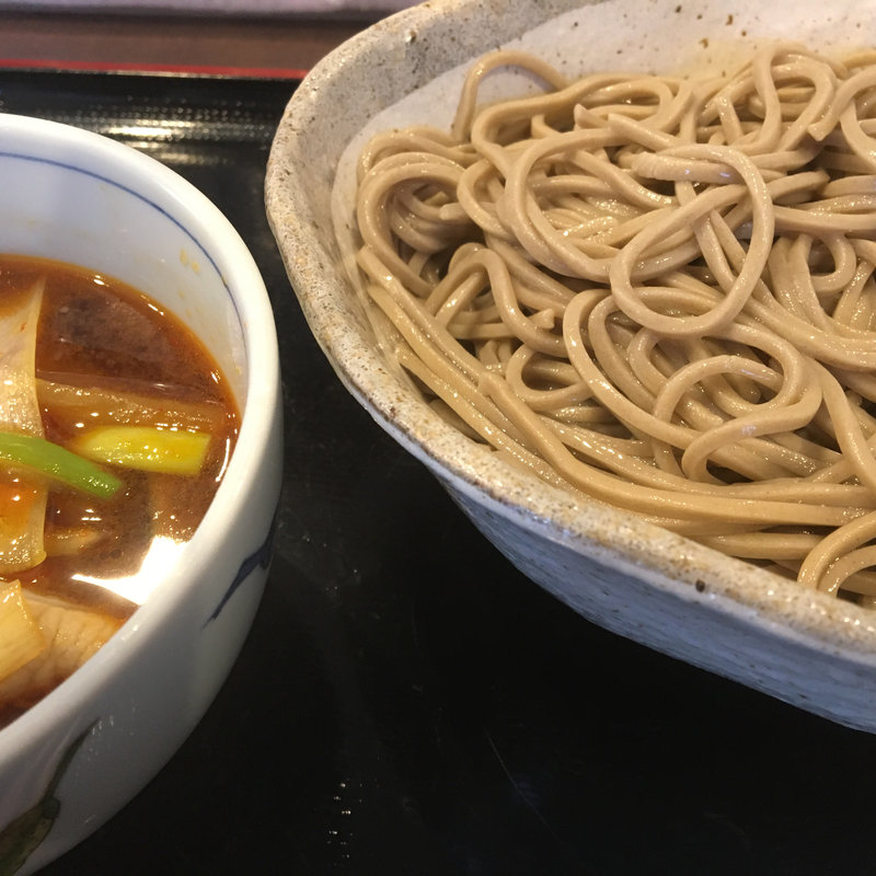 豚肉辛つけ蕎麦(夢うさぎ)