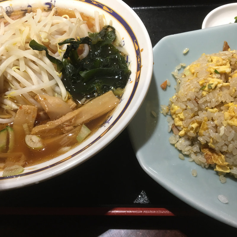 【Ａ定食】お好みの麺お好みのご飯物おしんこ(中華レストラン太郎)