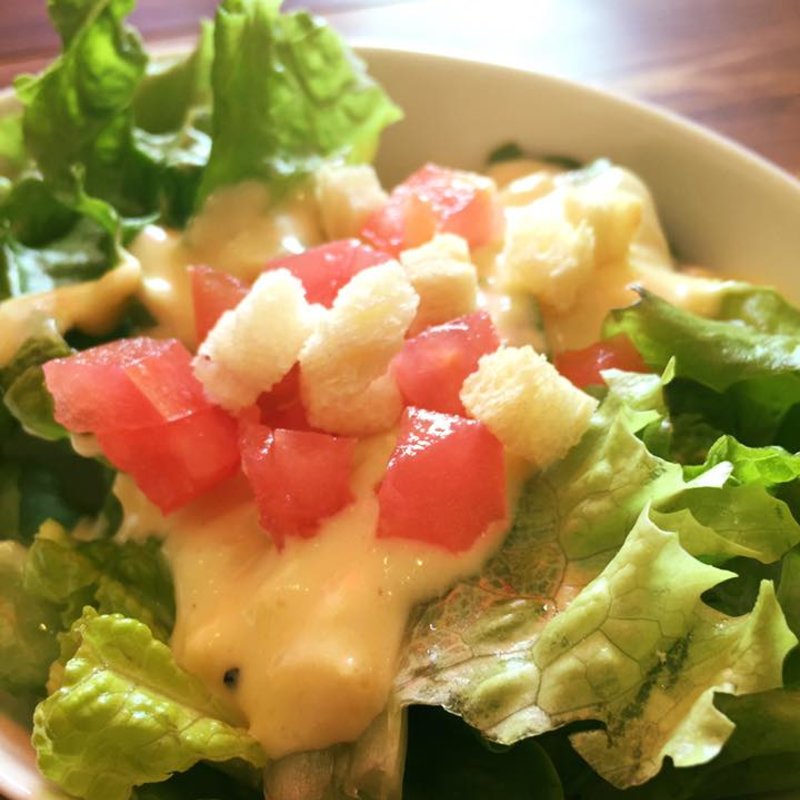 自家製コーンドレッシングのミニサラダ(Campus)