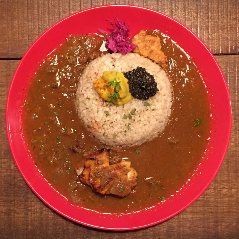 ラムキーマカレー タンドリーチキントッピング(円町リバーブ )