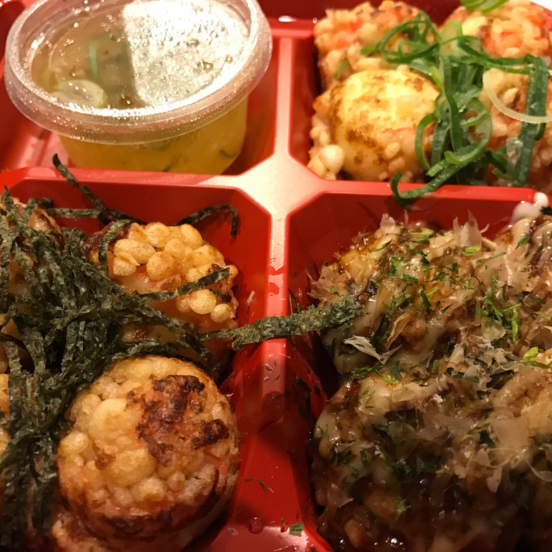 3種盛り(たこ焼 十八番 西中島本店)