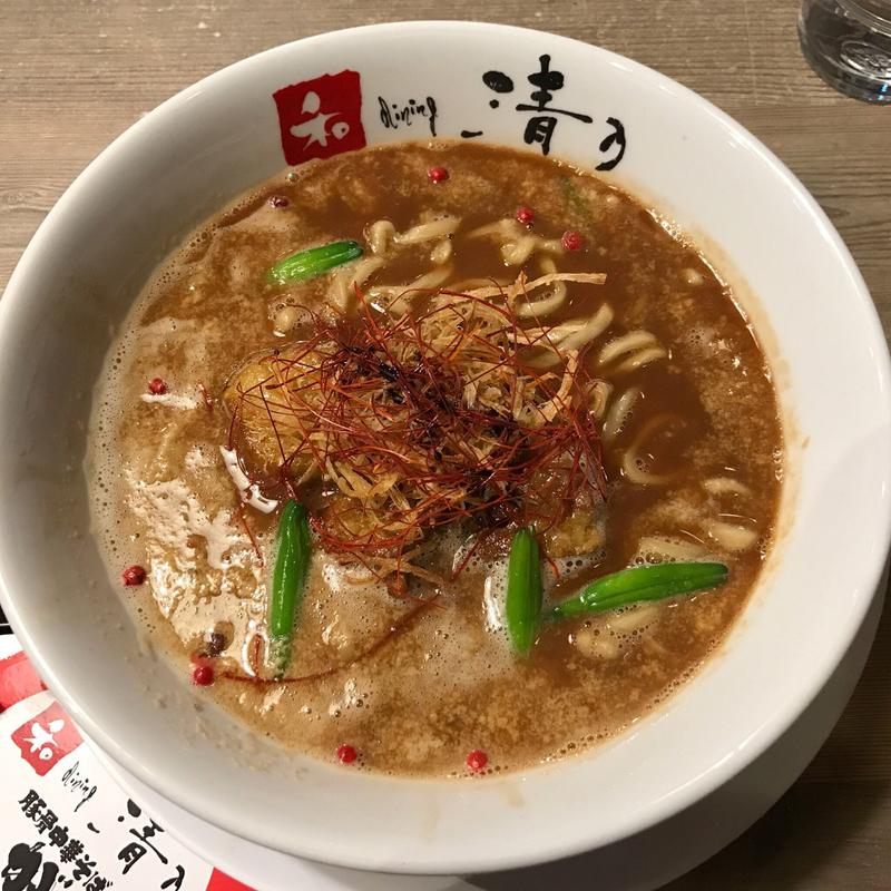 香る風味とコクの三重奏 フォアグラDE豚骨(和 dining 清乃 （セイノ）)