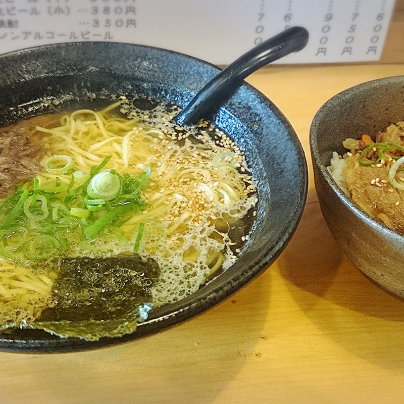 プルコギ丼セット(テールラーメンたのしや)