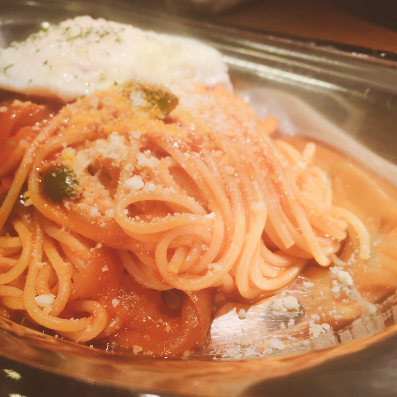 神宮苑特製ナポリタン(画廊喫茶 神宮苑 神宮前 カフェ&キッチン cafe)