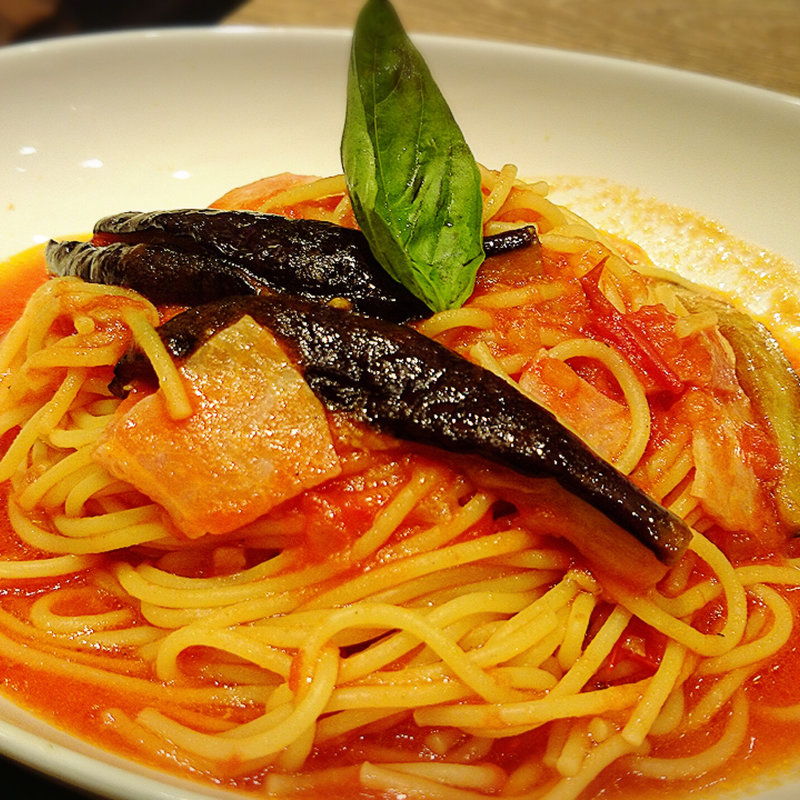 ナスとベーコンのトマトソース(PRONTO アミュプラザ博多店)