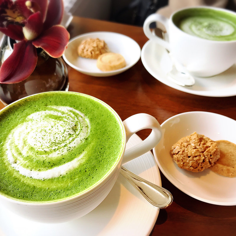 抹茶ラテ(ザ・リッツ・カールトン ロビーラウンジ)