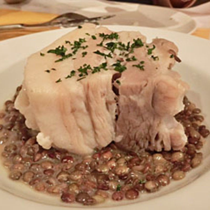 塩ブタとレンズ豆(ジョンティ （Gentil）)