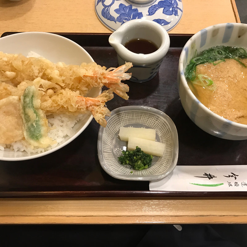天ぷら丼セット(難波店)