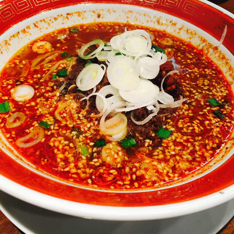 紅麻辣担々麺(タイガー餃子会舘 門前仲町店)