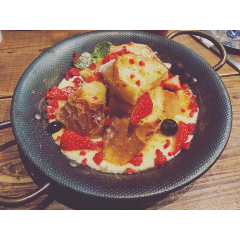 ブリュレフレンチトースト(猿カフェ 静岡呉服町店 )