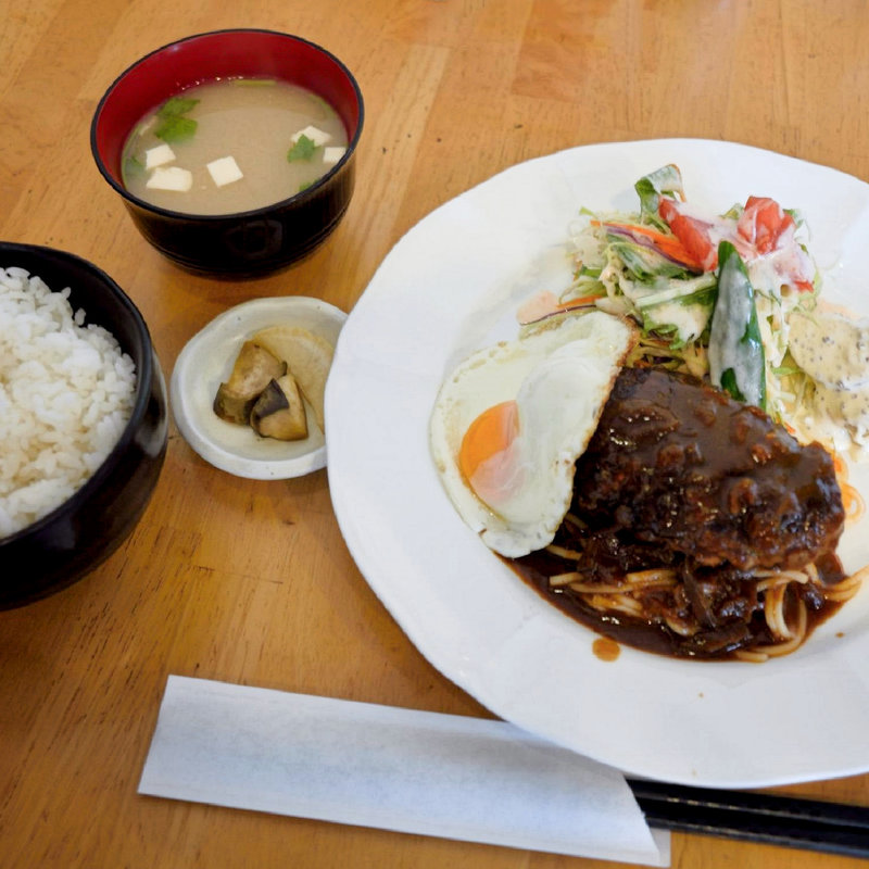 ハンバーグランチ デミグラスソース(キッチン 翌檜 )