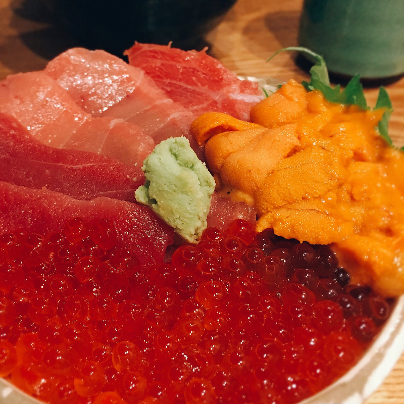 とろ雲丹いくら丼(築地 つな男)