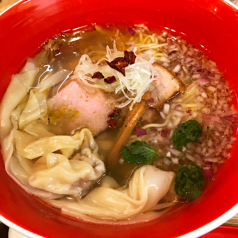 ワンタン塩Soba(Japanese Soba Noodles 蔦 （ジャパニーズソバヌードル ツタ）)