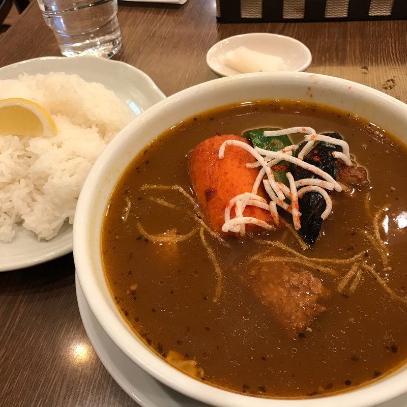 豚の角煮スープカレー(グリル 北斗星)