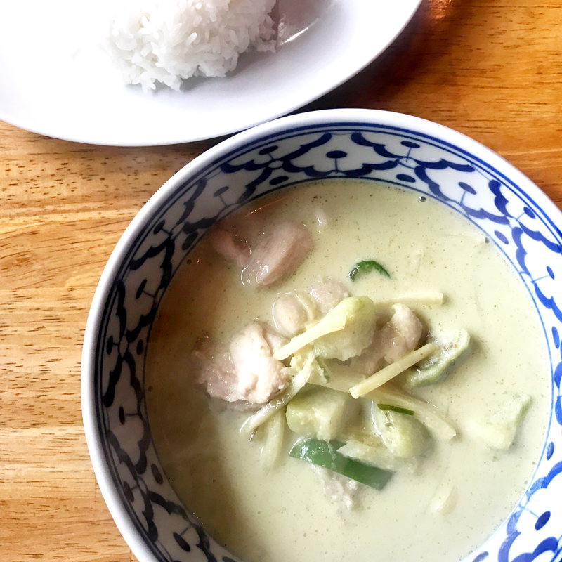 グリーンカレー＋ジャスミンライス(Two Chefs)