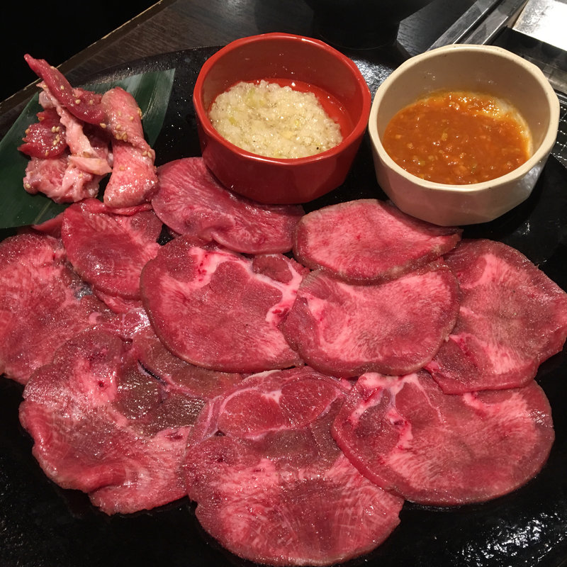 ネギ塩牛タンランチ(俺の焼肉 銀座9丁目)
