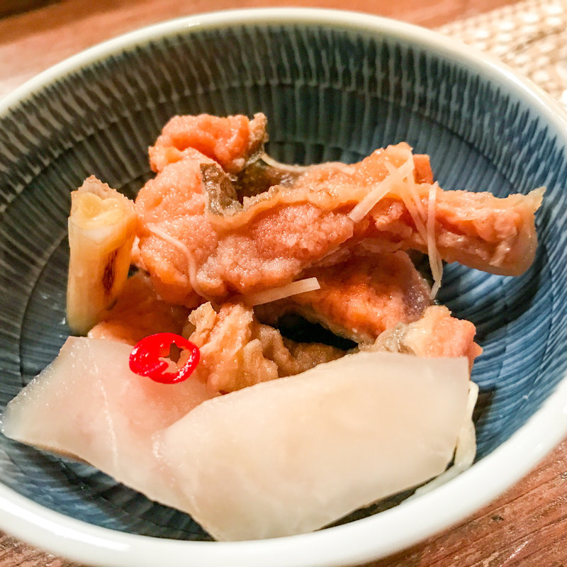 穴子の南蛮漬け(馬場頭ふろ)