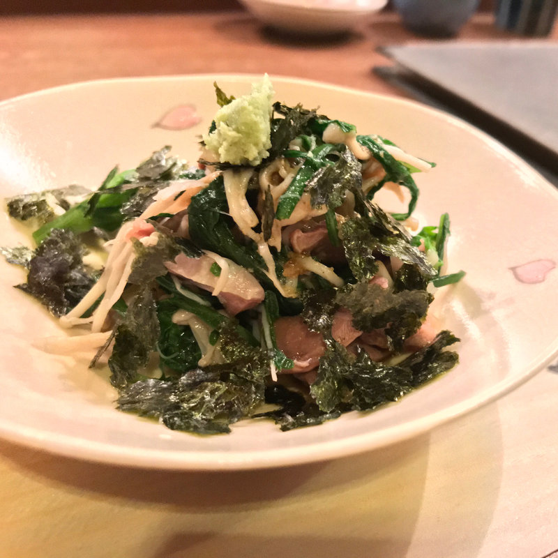 鶏わさ(馬場頭ふろ)