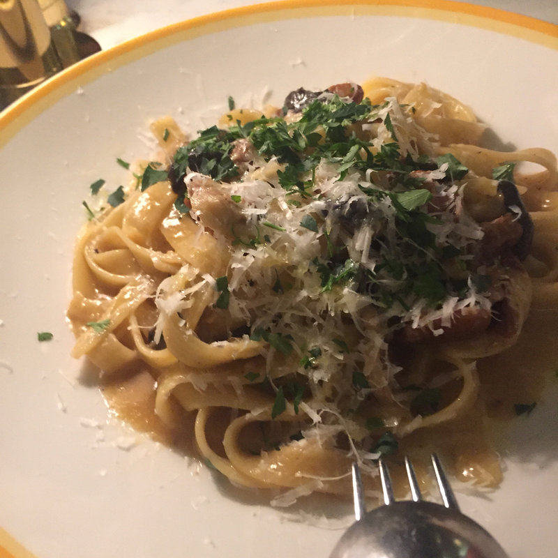 タリアテッレ/w ワイルドマッシュルーム クリームソース(bills 銀座)