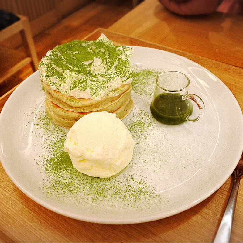抹茶パンケーキ(うまやの楽屋 東京ソラマチ店)
