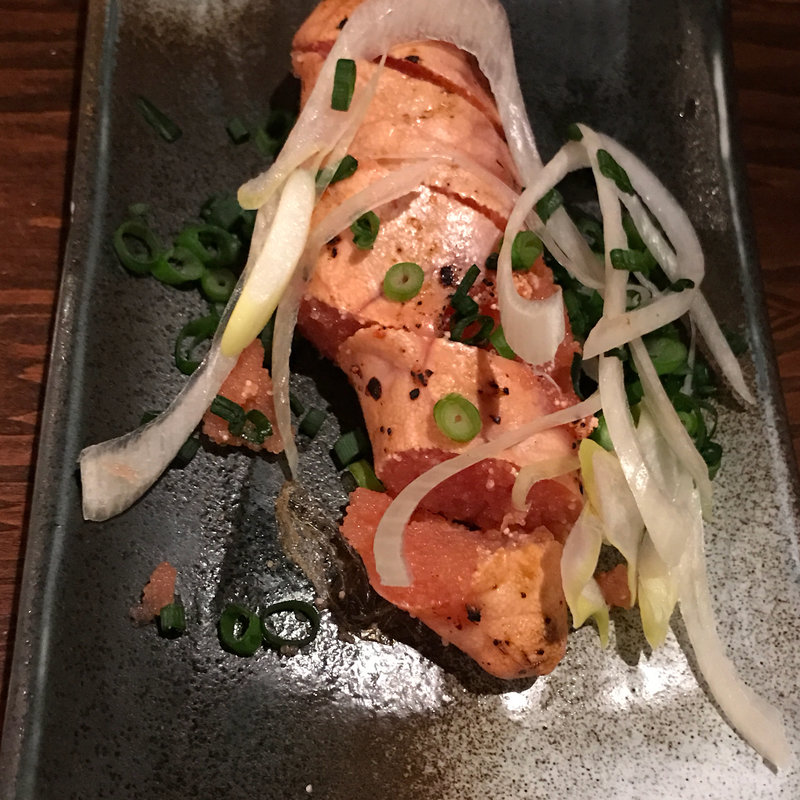 明太子の炙り焼き(炭屋 串兵衛 大船駅前店)