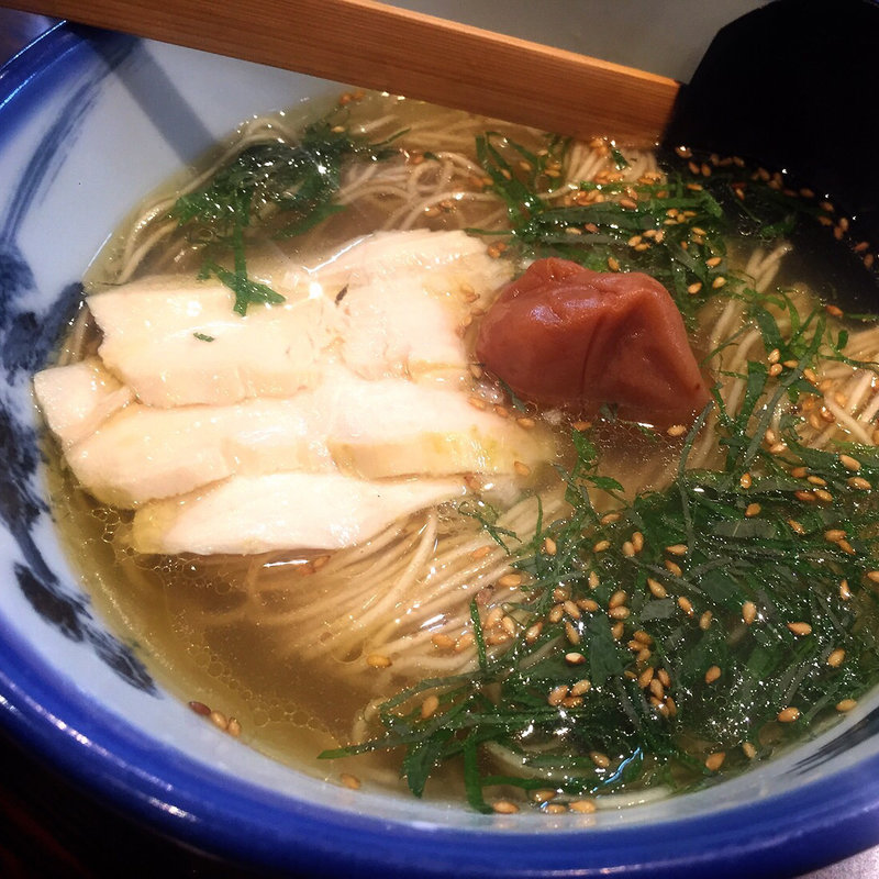 大葉香る梅塩そば(AFURI 三軒茶屋)